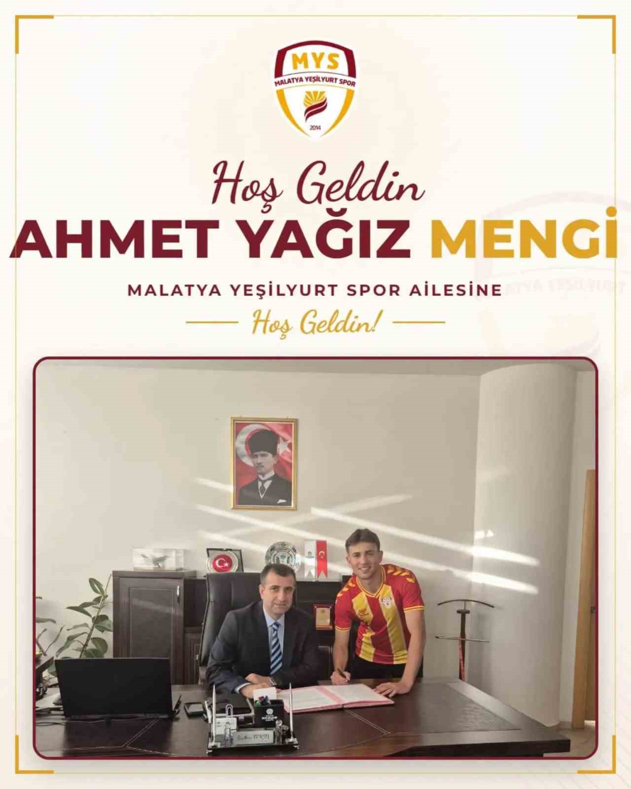 Malatya Yeşilyurt Spor, Ahmet Yağız Mengi’yi renklerine bağladı