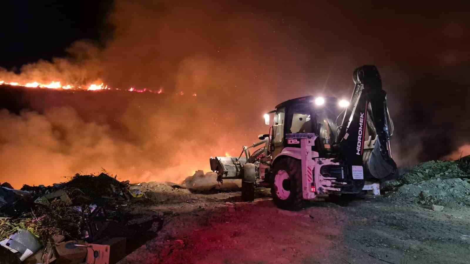 Bodrum’da makilik alanda yangın