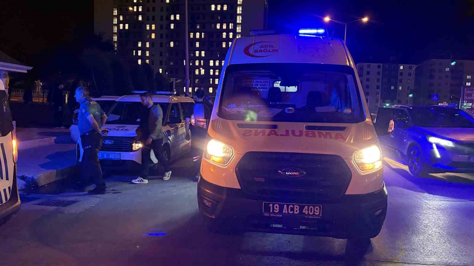 Çorum’da zincirleme kaza: 2’si polis 4 yaralı