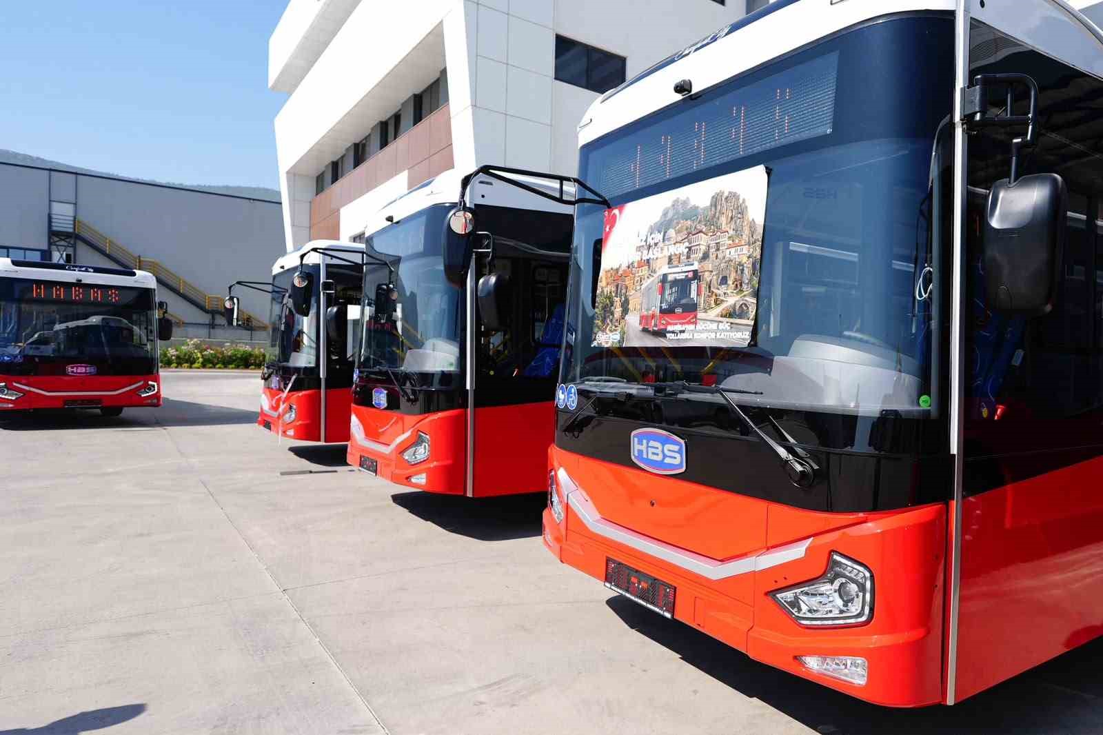 Manisa’nın ulaşım filosuna 15 yeni otobüs