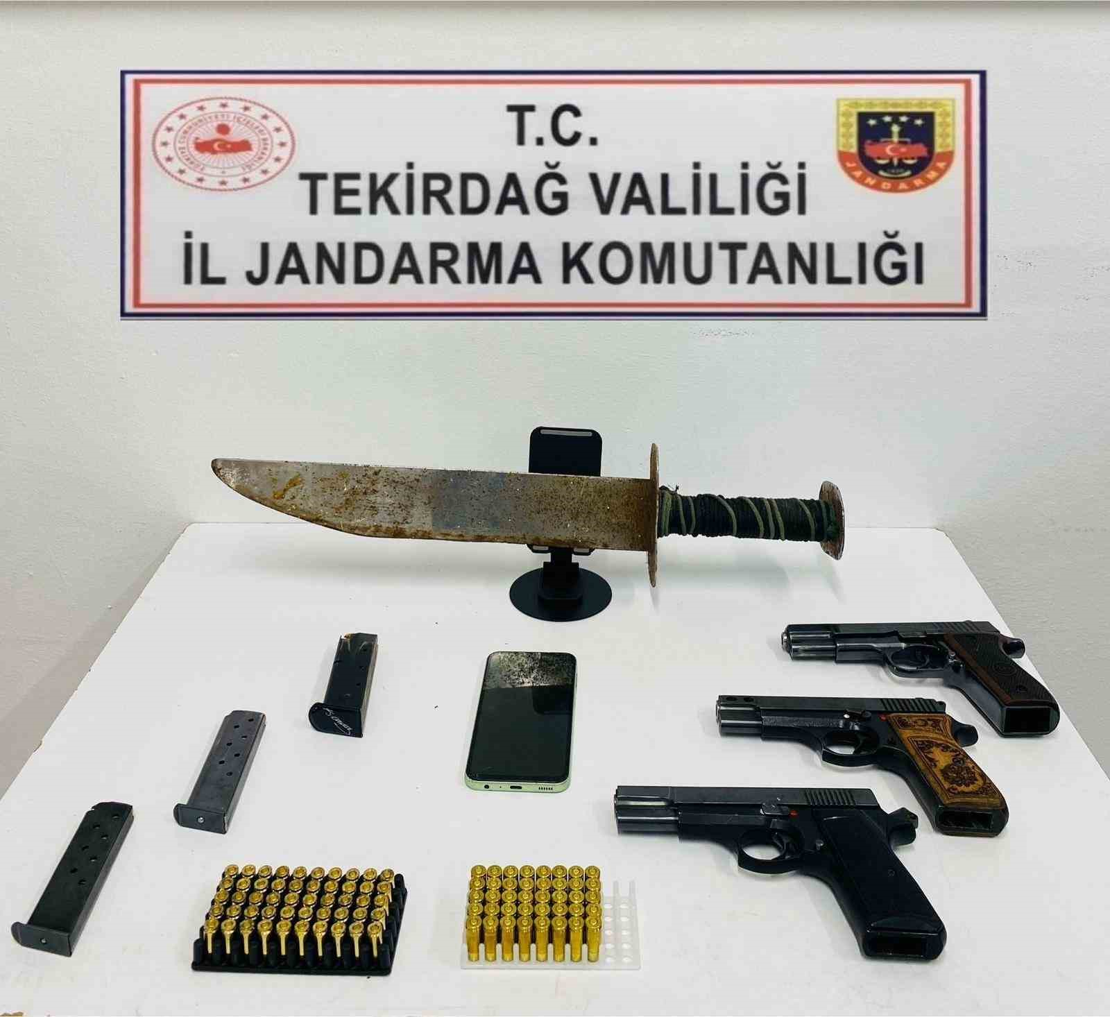 Tekirdağ’da bir ayda 215 şüpheliye operasyon