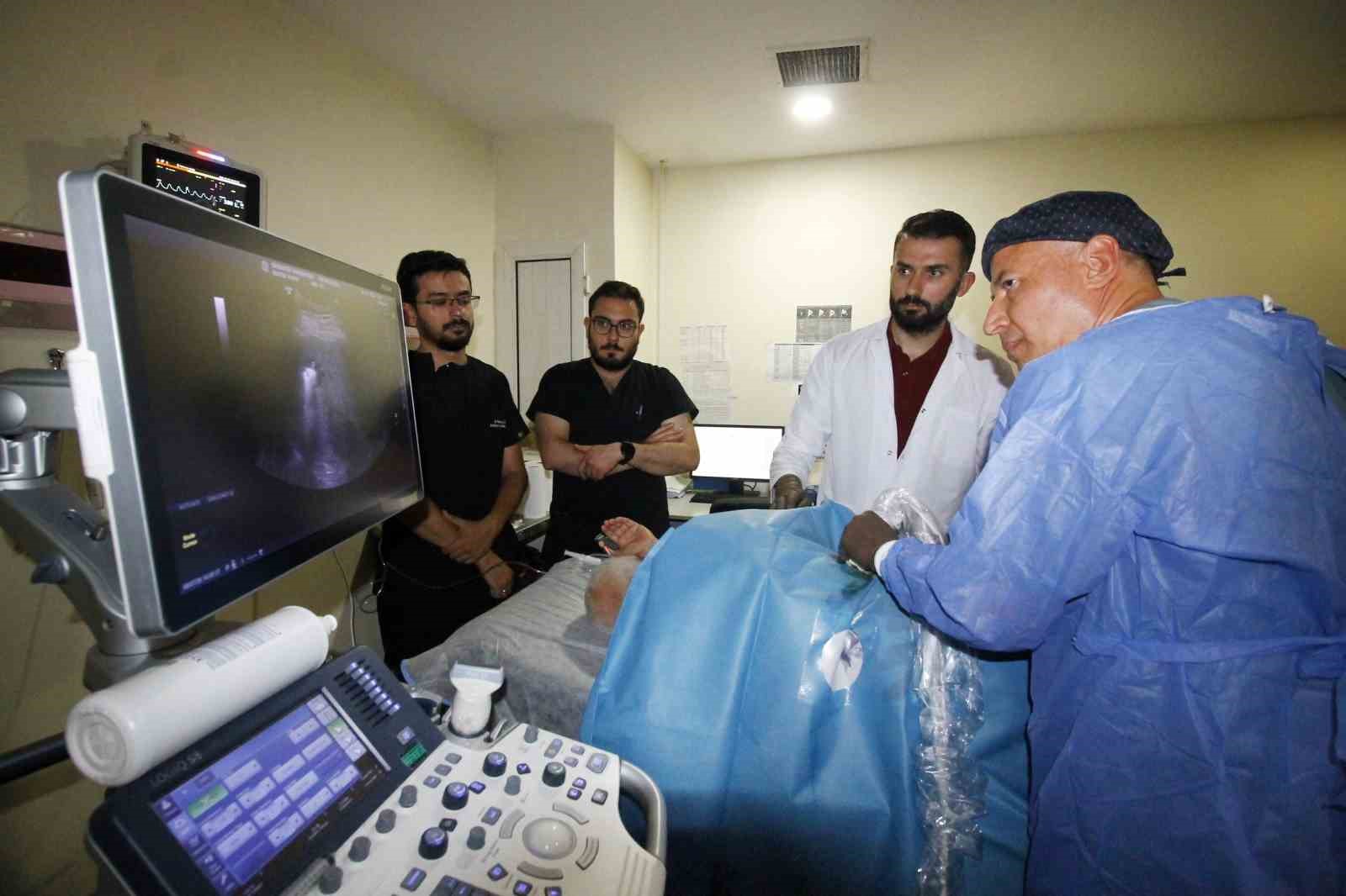 GAÜN Hastanesi’nde karaciğer tümörü tedavisinde bir ilk