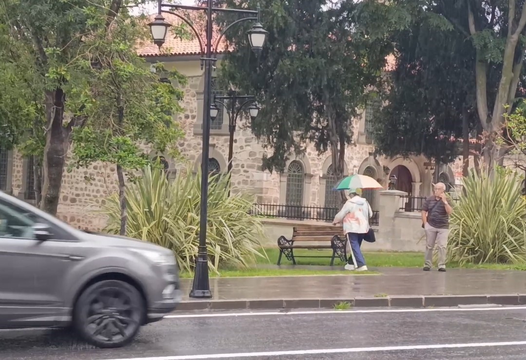 Tekirdağ’da yağmur etkili oldu