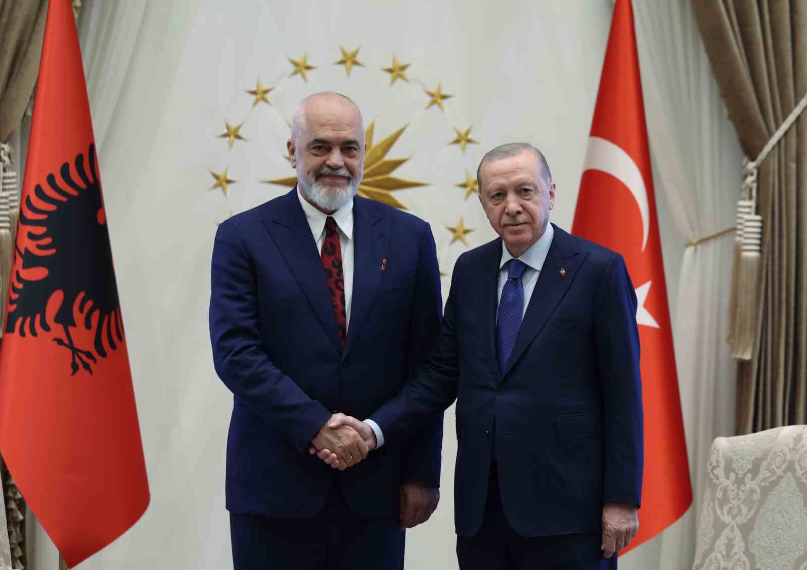 Cumhurbaşkanı Erdoğan, Arnavutluk Başbakanı Edi Rama ile görüştü