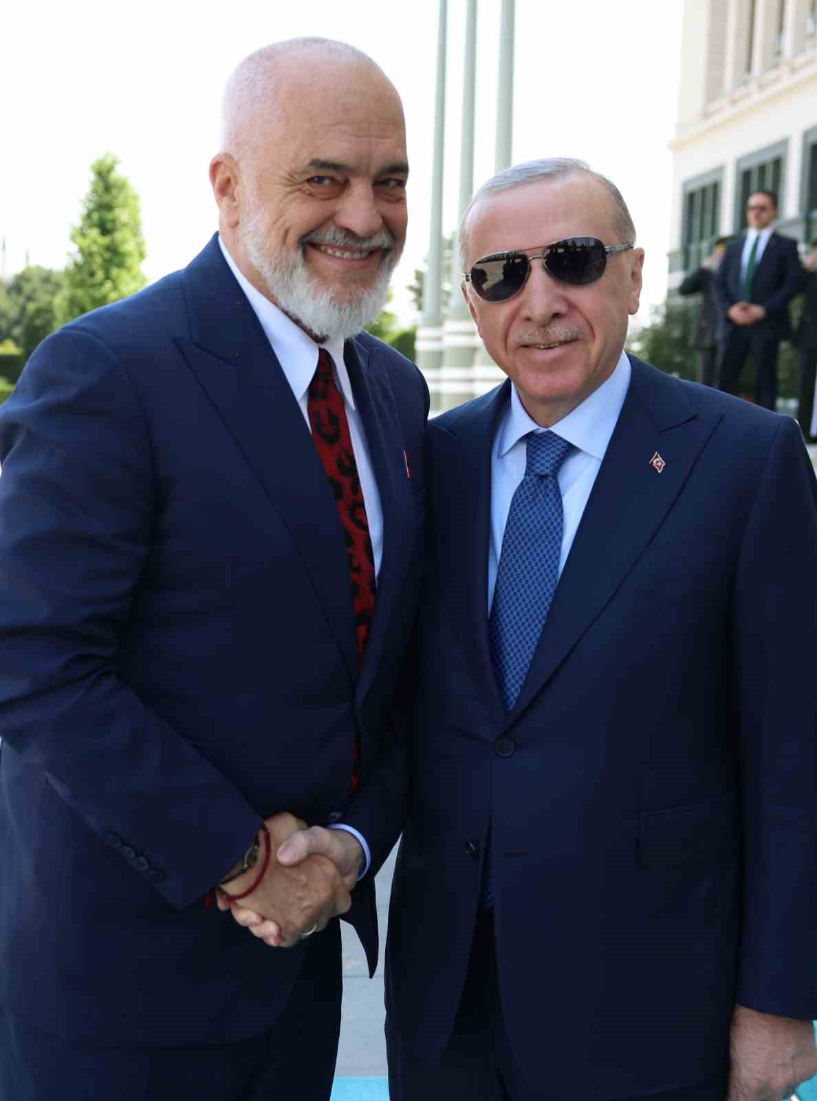 Cumhurbaşkanı Erdoğan, Arnavutluk Başbakanı Edi Rama ile görüştü