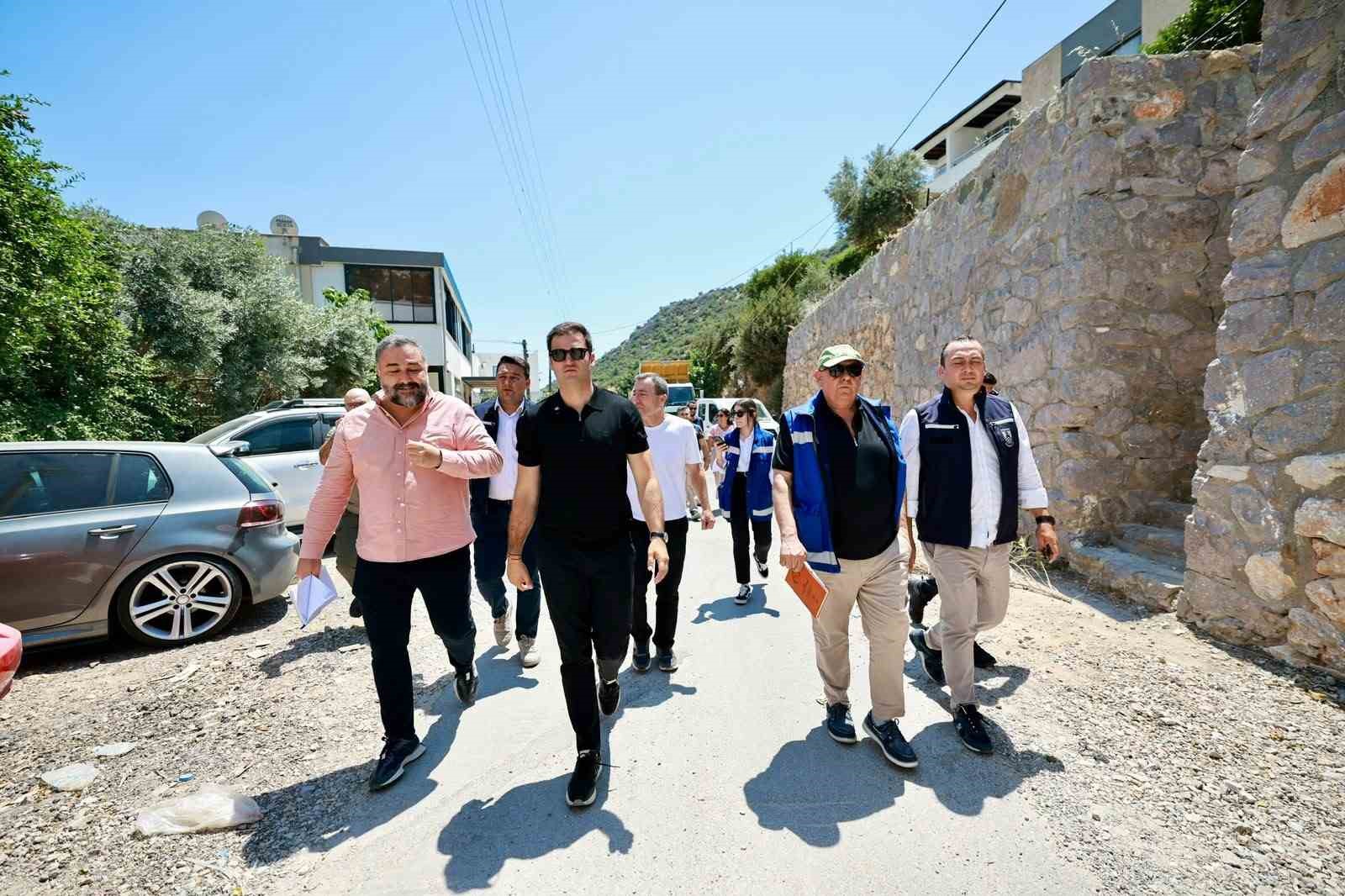 Başkan Mandalinci, saha ziyaretlerini sürdürüyor