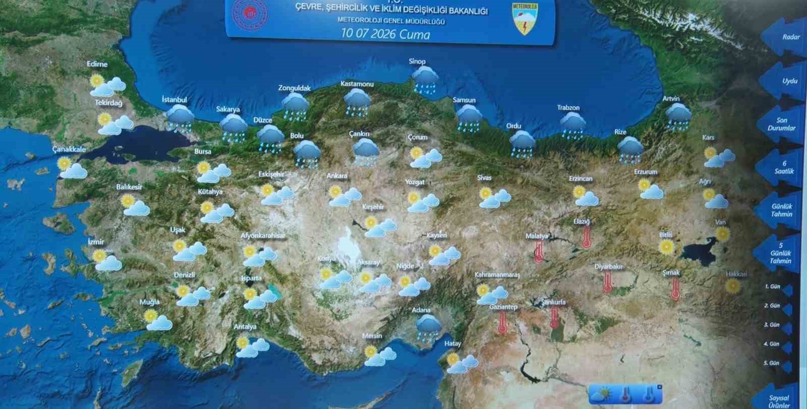 Hava Tahmin Uzmanı Budak: 