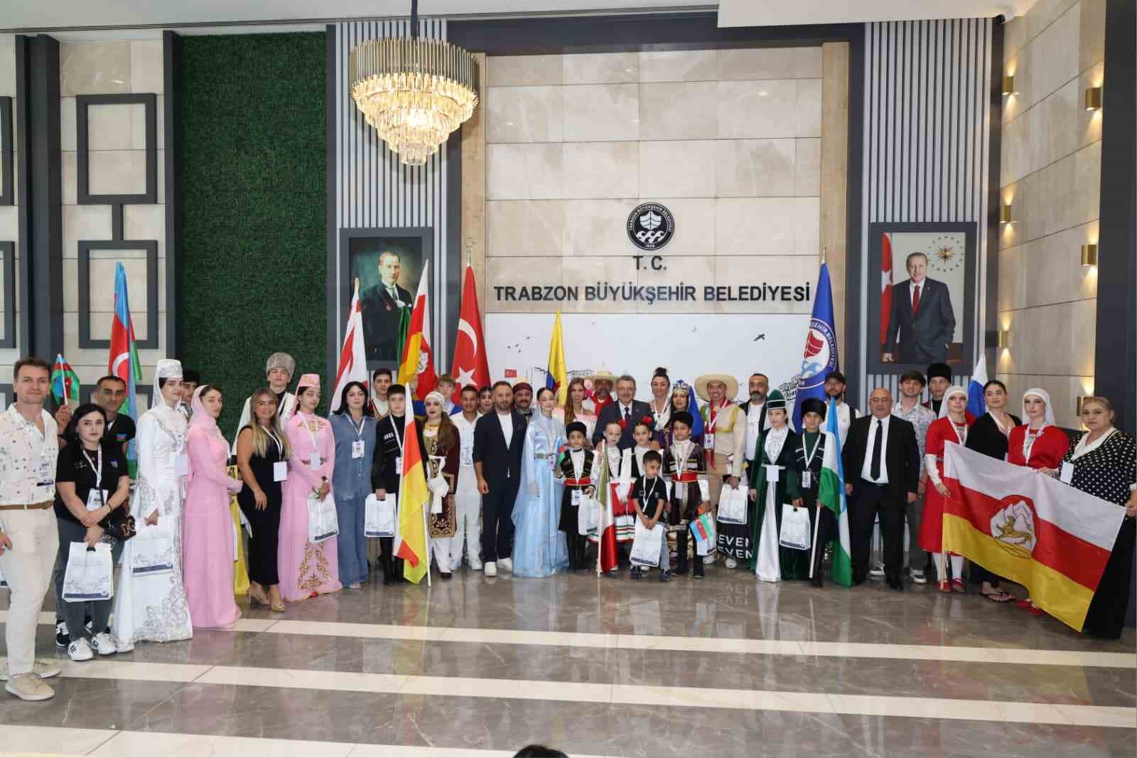 4. Uluslararası Trabzon Horon ve Müzik Festivali için Trabzon’a geldiler