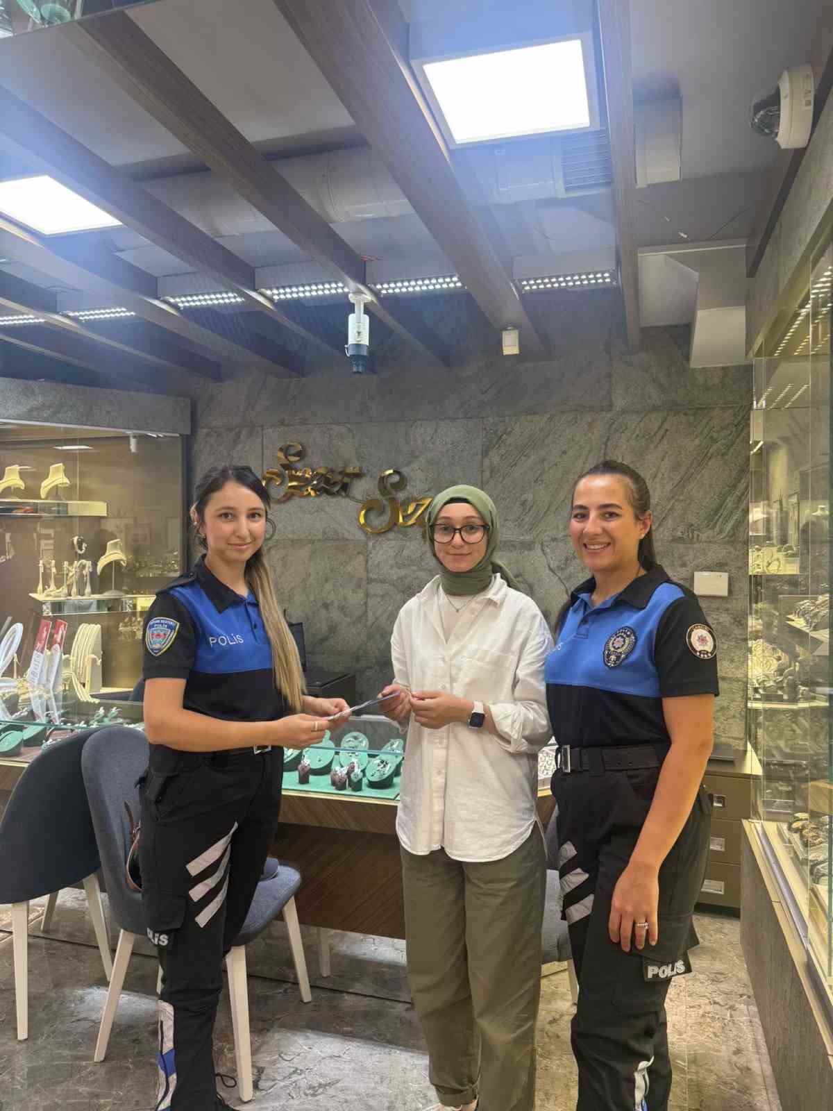 Çankırı’da kuyumculara "dolandırıcılık" bilgilendirilmesi
