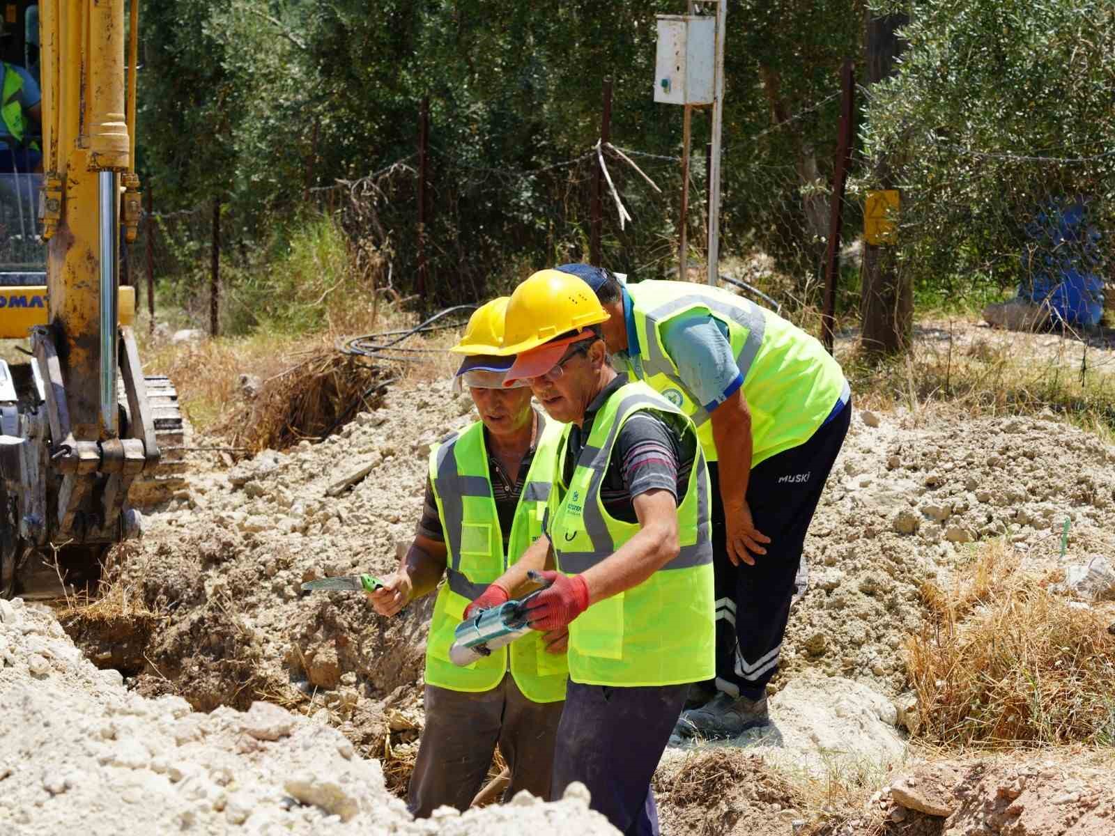 Seydikemer Gölbent’te İçme Suyu Altyapısı yenileniyor