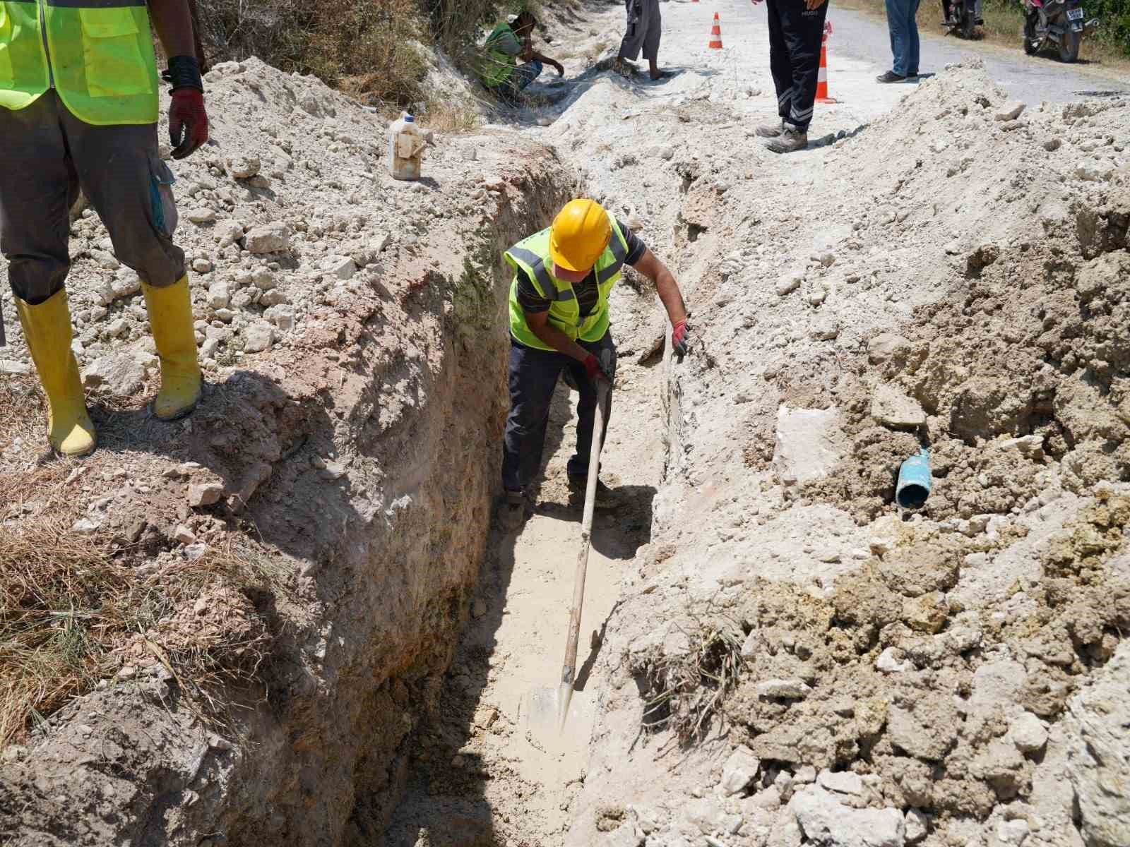 Seydikemer Gölbent’te İçme Suyu Altyapısı yenileniyor