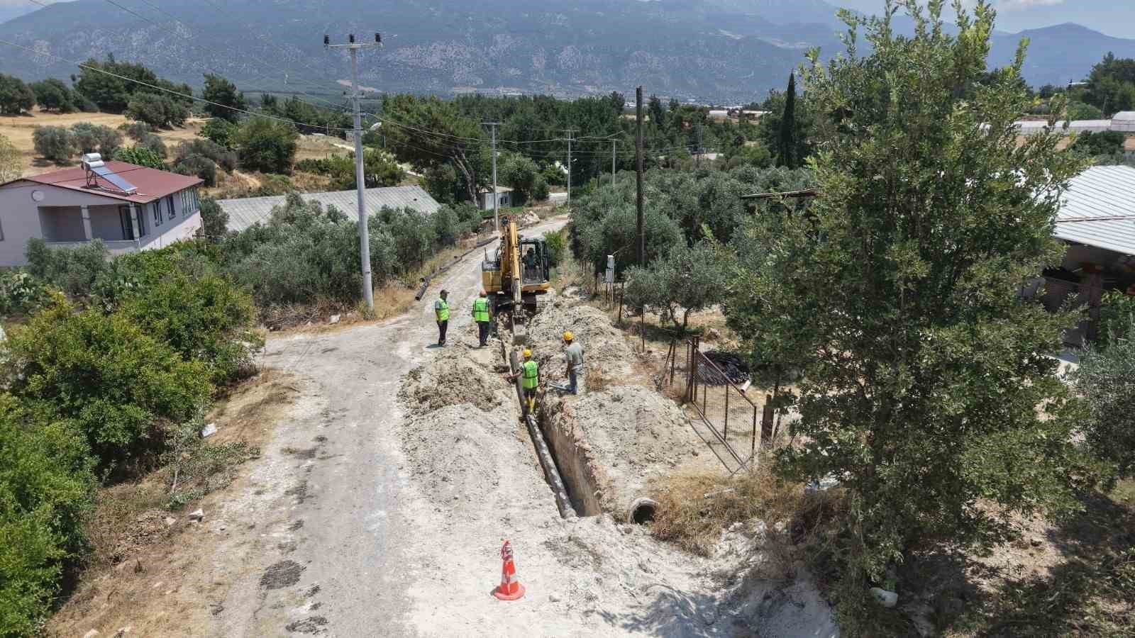 Seydikemer Gölbent’te İçme Suyu Altyapısı yenileniyor