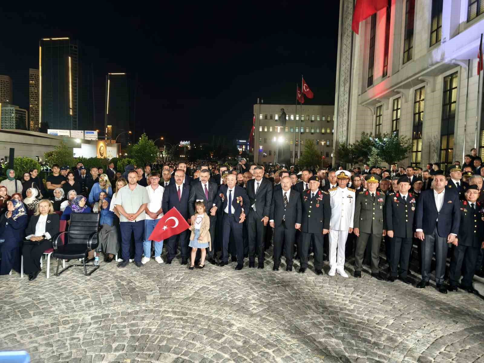 Ankara Emniyet Müdürlüğü’nde 15 Temmuz anma programı