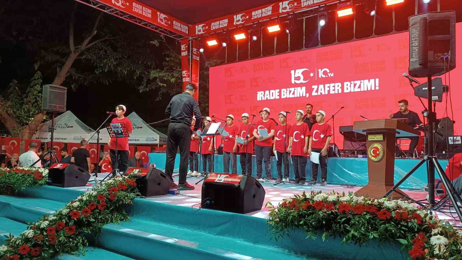 Batman’da "15 Temmuz Demokrasi ve Milli Birlik Günü" etkinlikleri