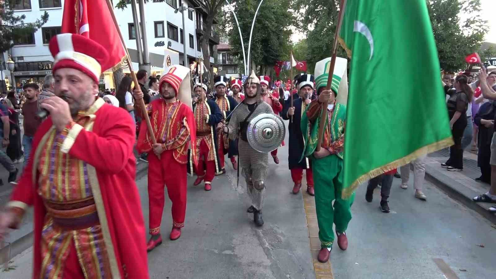 Amasya’da mehterli milli irade yürüyüşü yapıldı