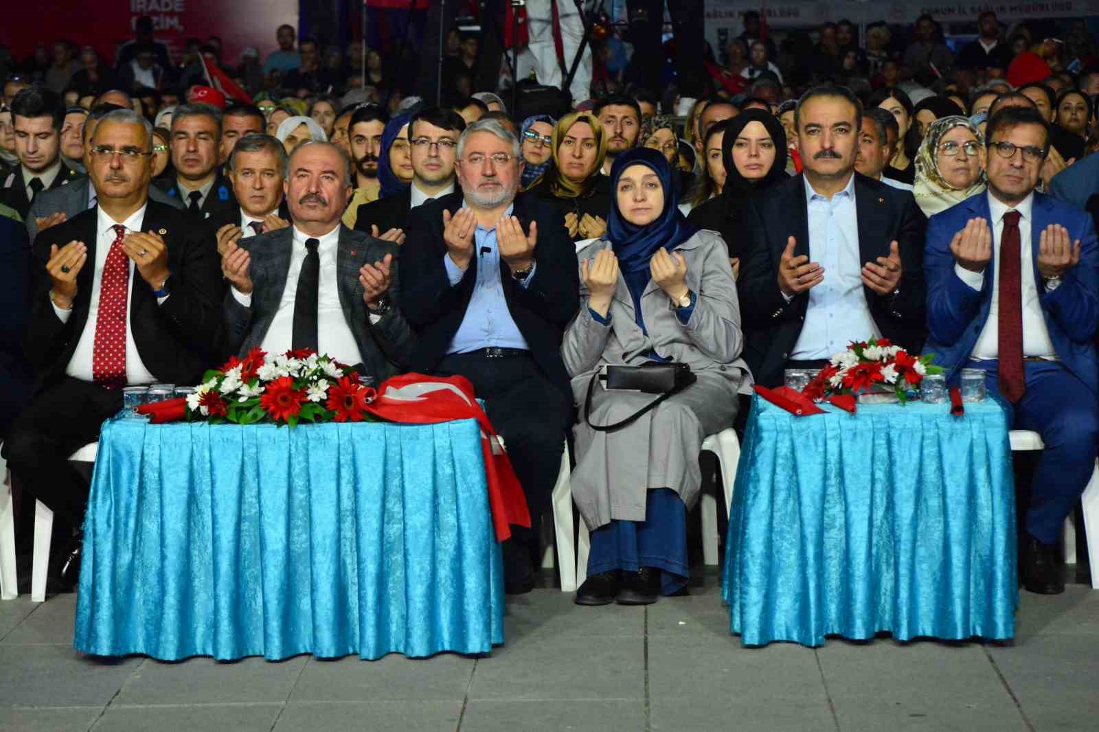 Çorum, 15 Temmuz’un yıldönümünde tek yürek oldu