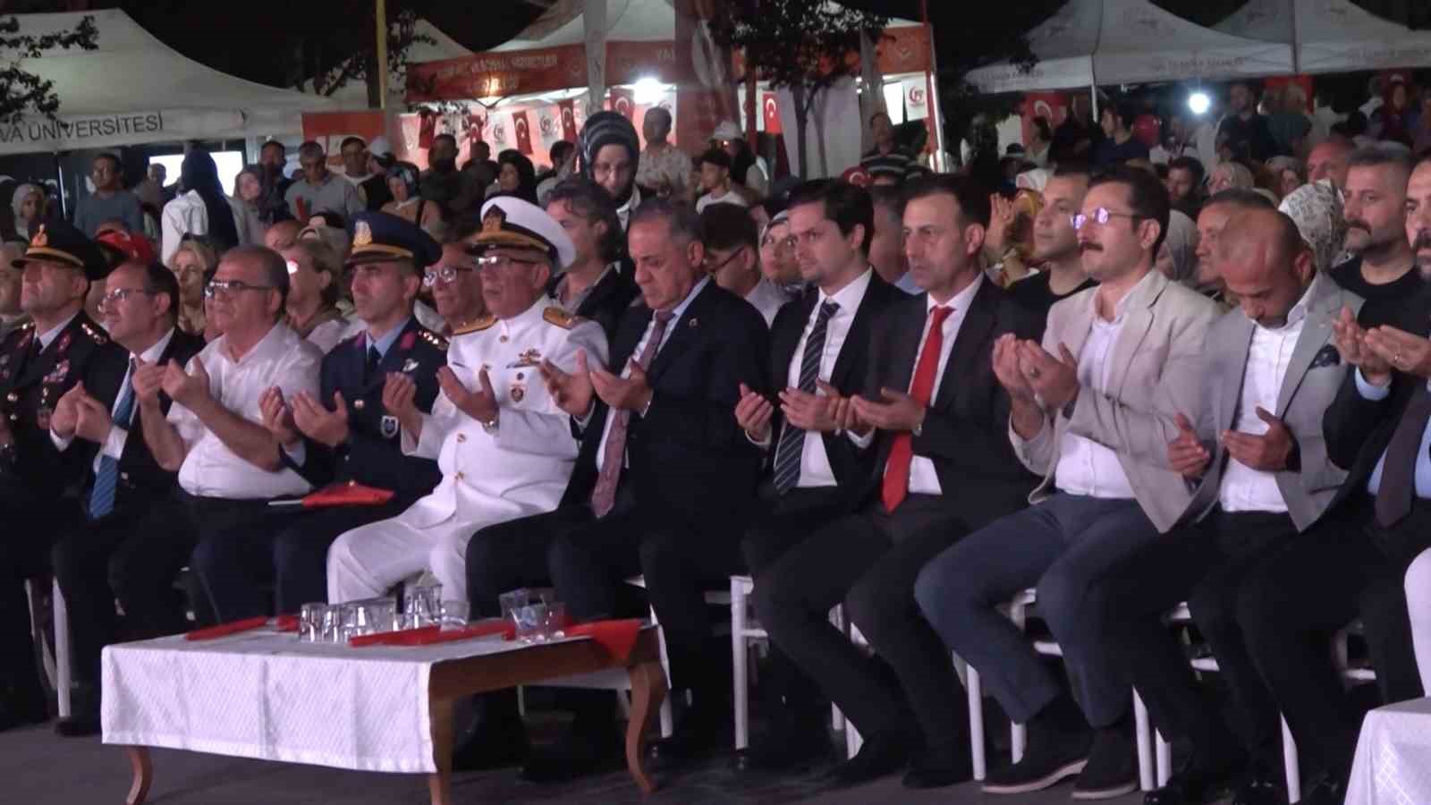 Yalova’da 15 Temmuz Anma Programı düzenlendi