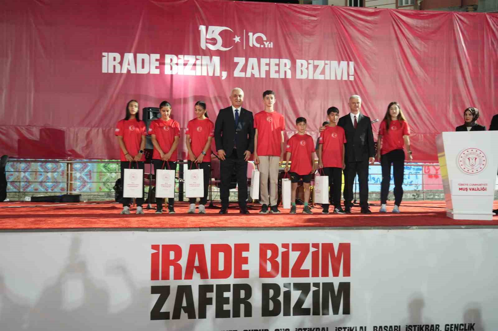 Muş’ta "15 Temmuz Demokrasi ve Milli Birlik Günü" etkinlikleri düzenlendi