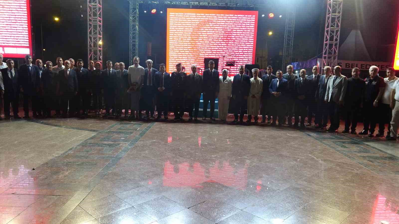 Kilis’te "15 Temmuz Demokrasi ve Milli Birlik Günü" etkinliklerle anıldı