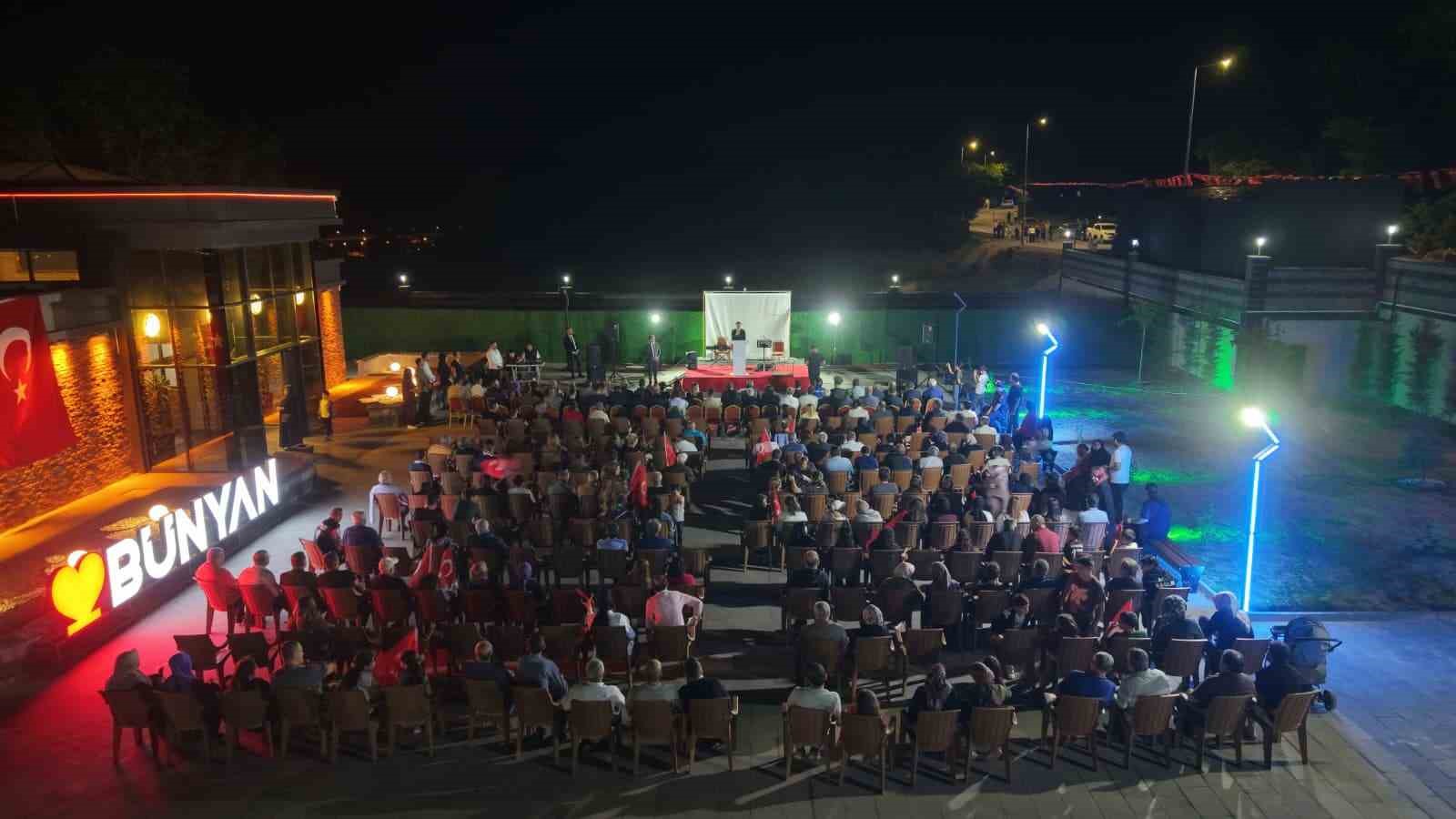 15 Temmuz Tomarza ve Bünyan’da coşkuyla kutlandı