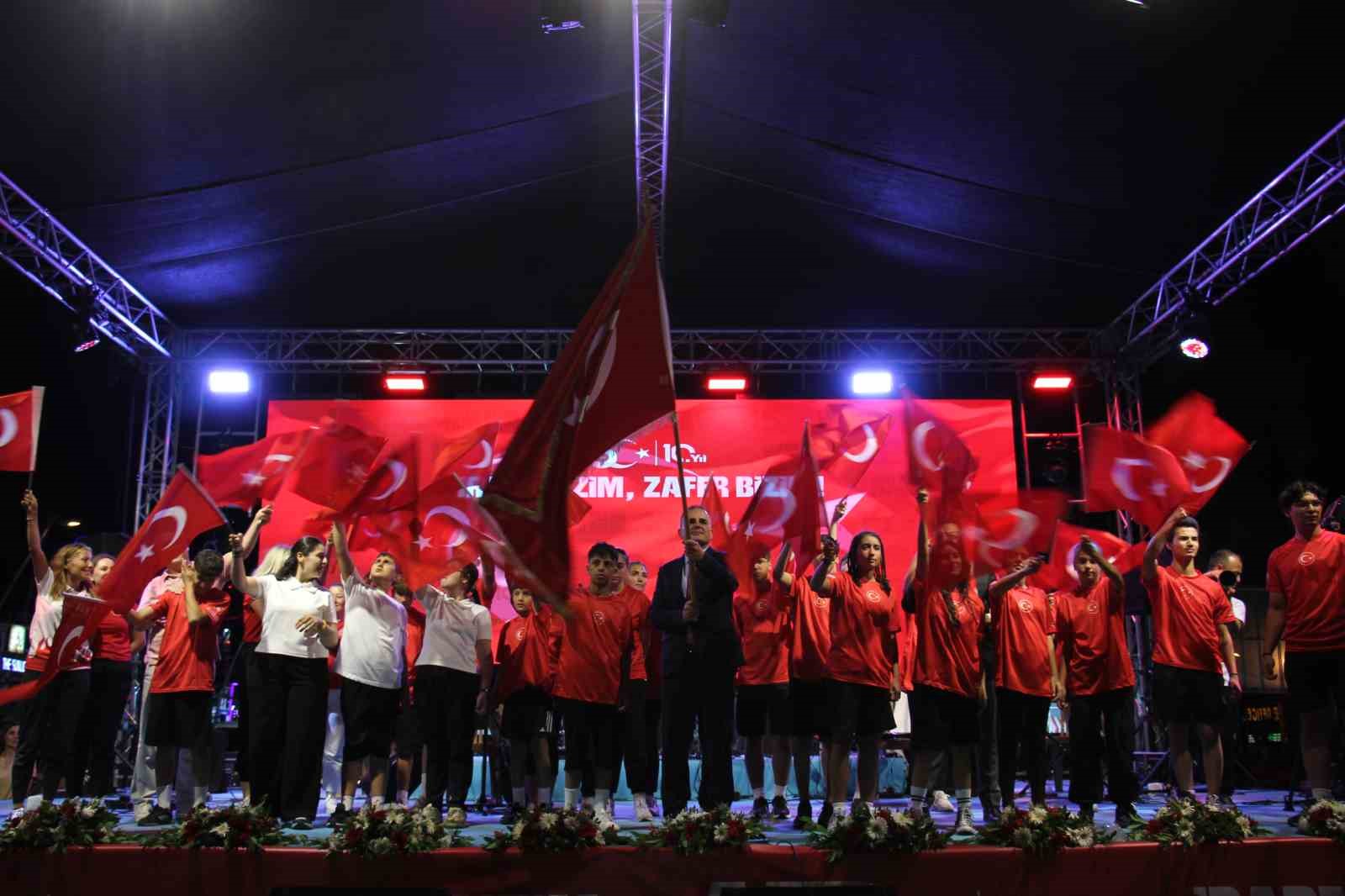 Marmaris’te 15 Temmuz şehitleri dualarla anıldı