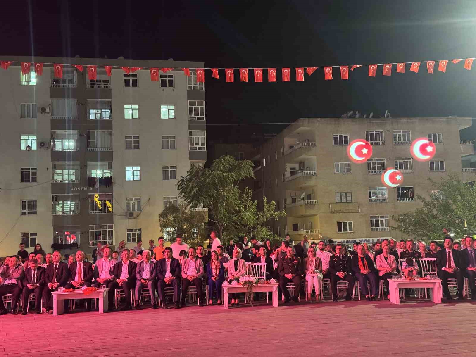 Mardin’de 15 Temmuz Demokrasi ve Milli Birlik Günü anma programı düzenlendi