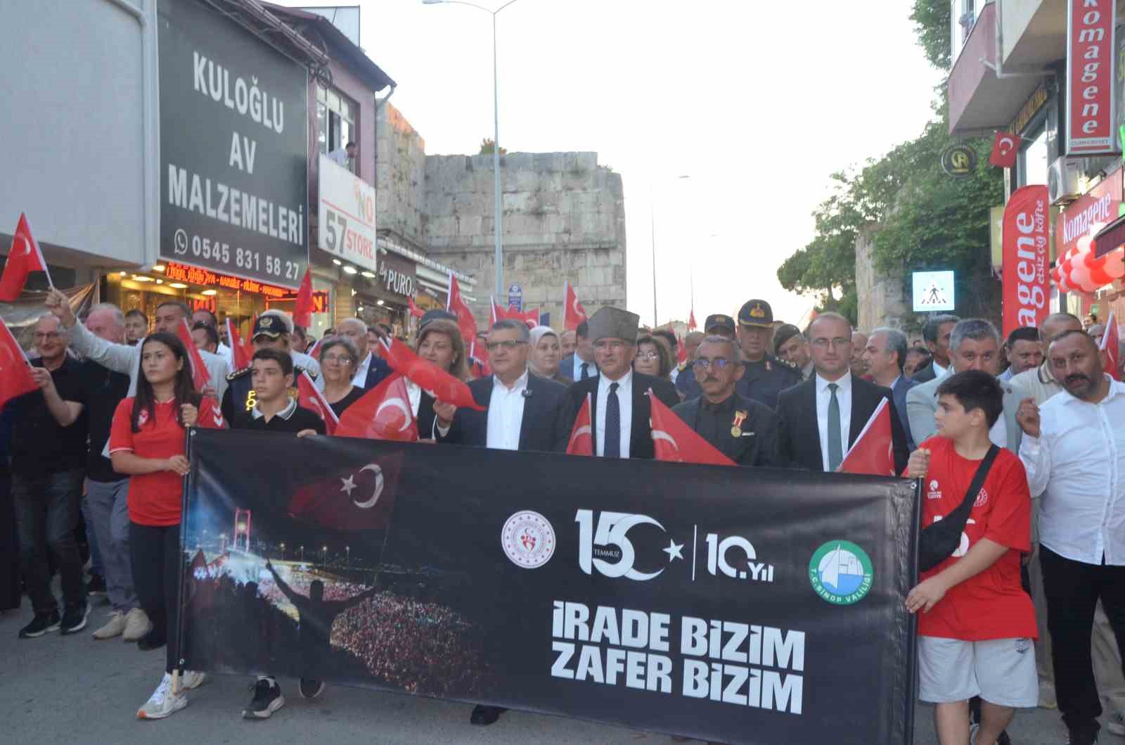 Sinop’ta 15 Temmuz Demokrasi ve Milli Birlik Günü kutlandı