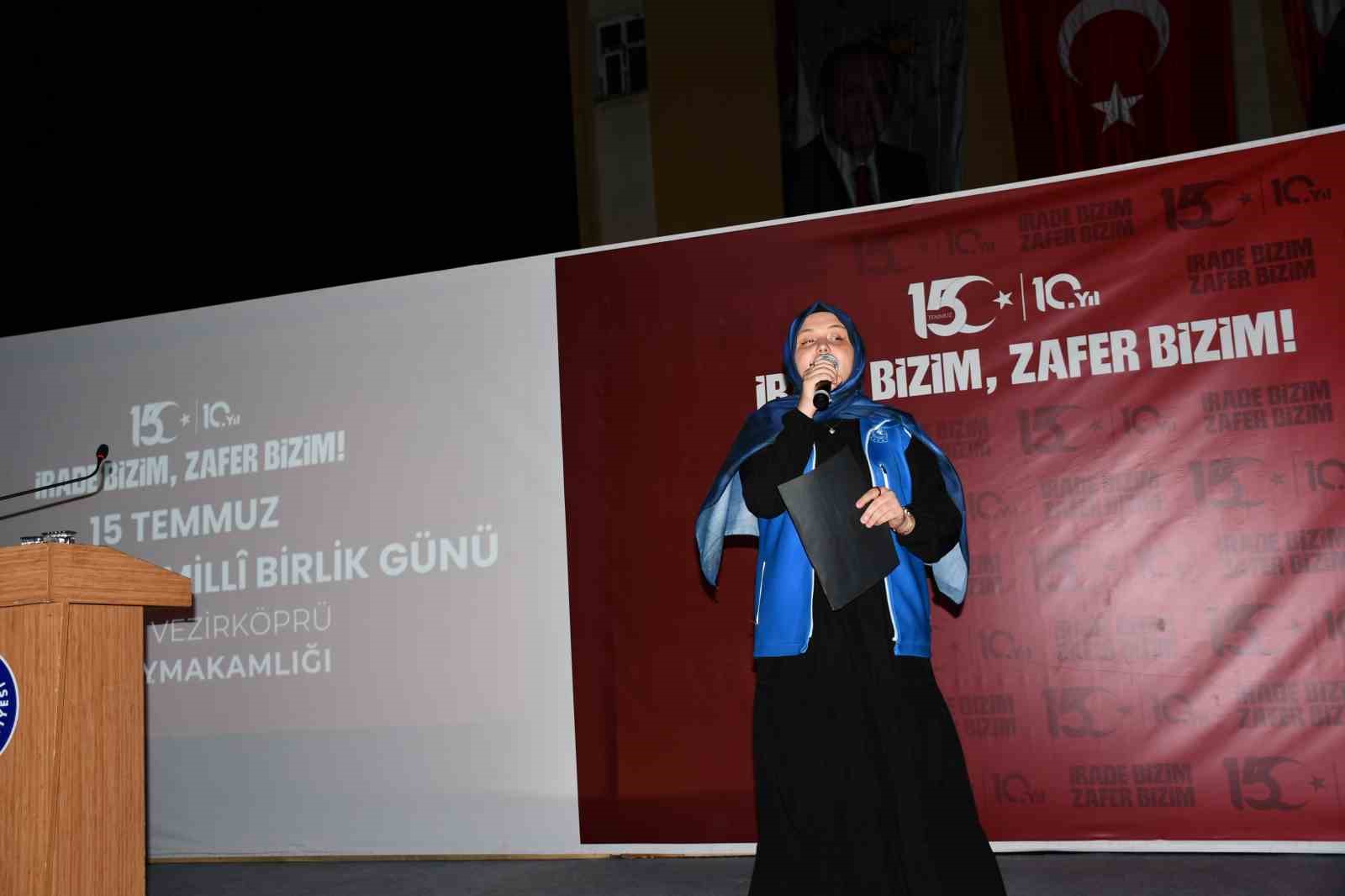 Vezirköprü’de 15 Temmuz Demokrasi ve Milli Birlik Günü
