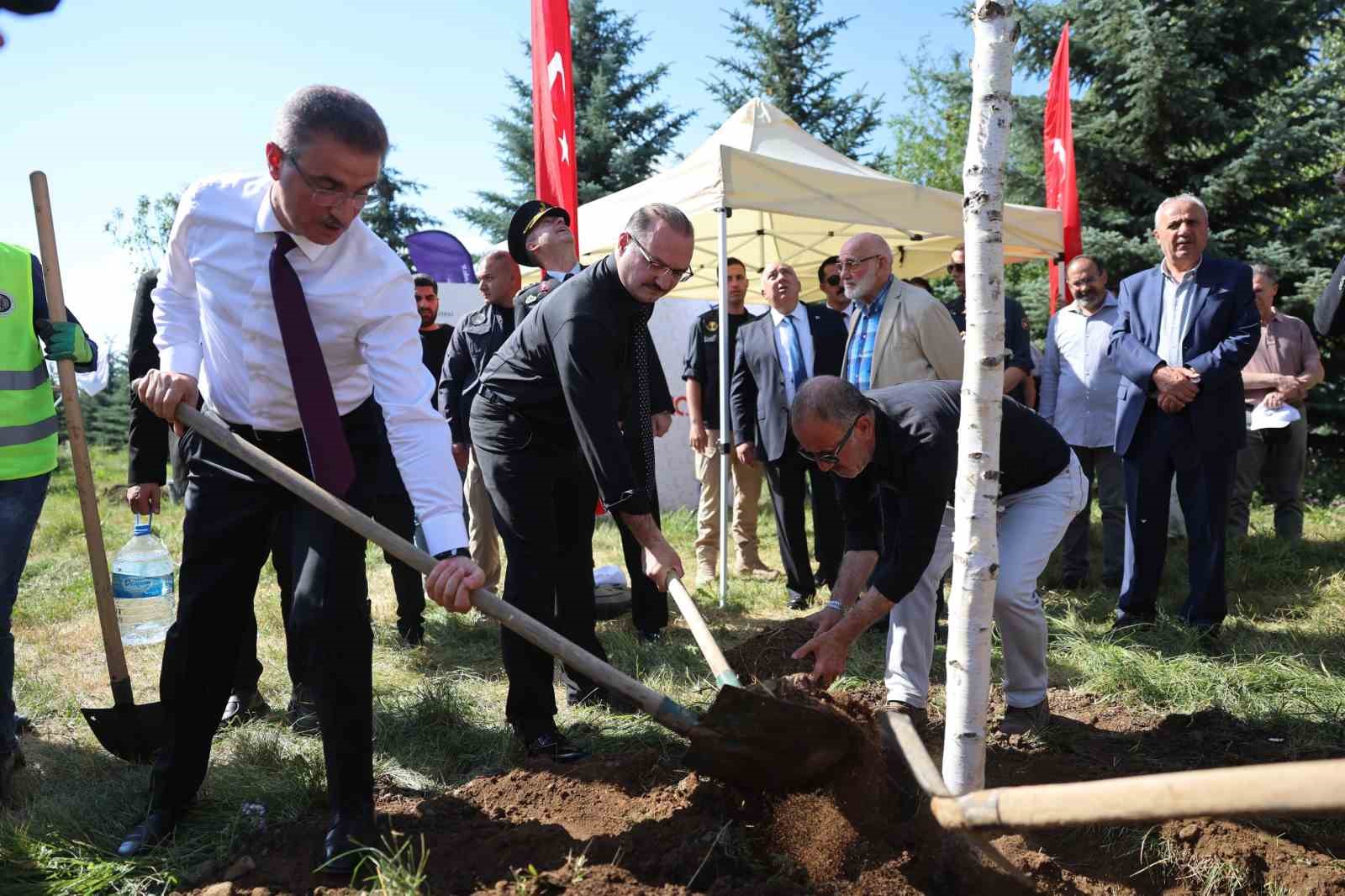 10. yılda 10 yetişkin ağaç toprakla buluştu