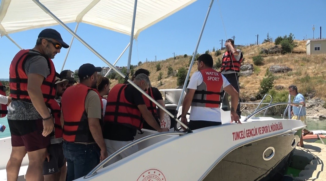 Tunceli’de ilk kez amatör denizcilik eğitimi verildi