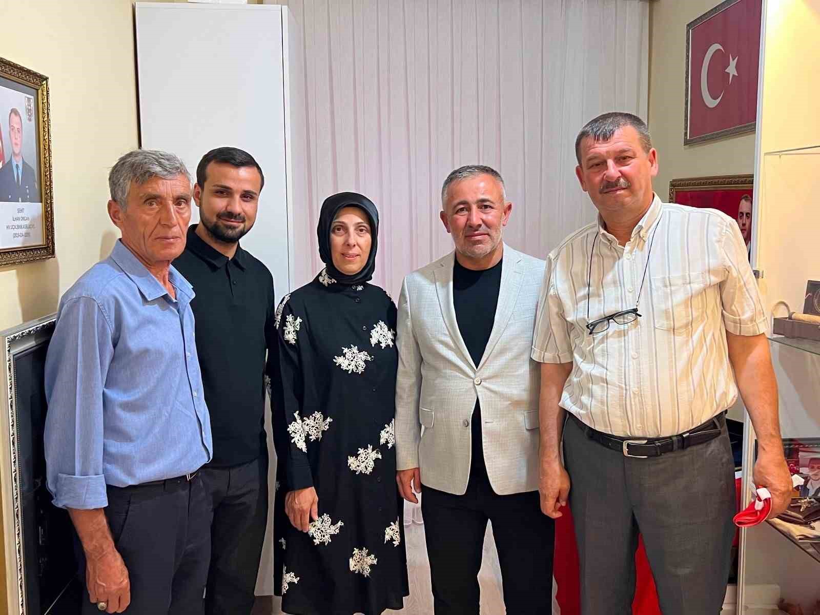 Şehit Astsubay İlhan Ongan’ın ailesine anlamlı ziyaret