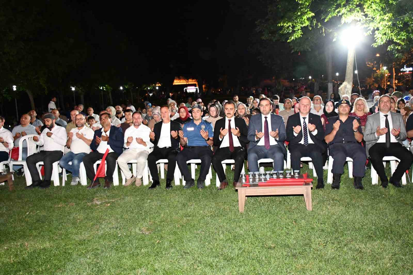 Osmaneli’nde 15 Temmuz Demokrasi ve Millî Birlik Günü programı