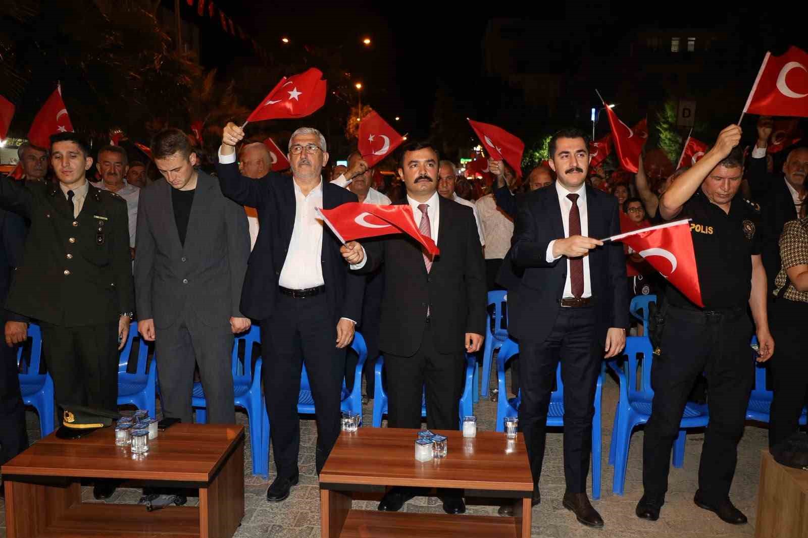 Kahta’da 15 Temmuz Demokrasi Ve Milli Birlik Günü anma programı düzenlendi