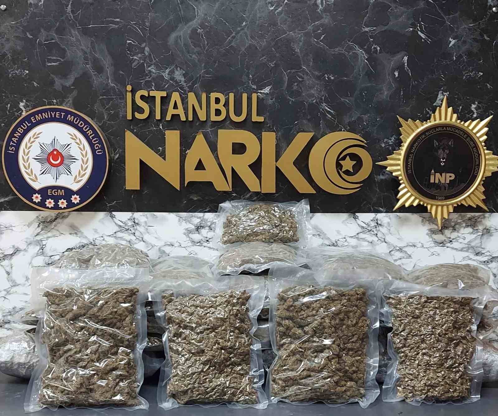 İstanbul’da 3 ilçede uyuşturucu operasyonu: 45 skunk kilogram skunk ele geçirildi, 4 gözaltı