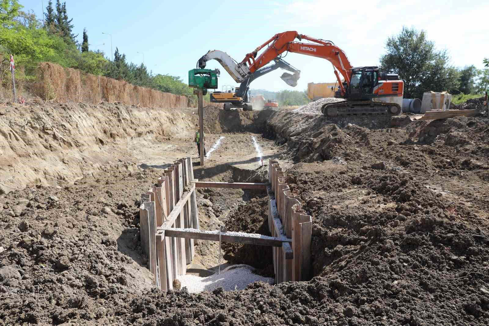 Büyükşehir Osmangazi’de atıksu altyapısını güçlendiriyor