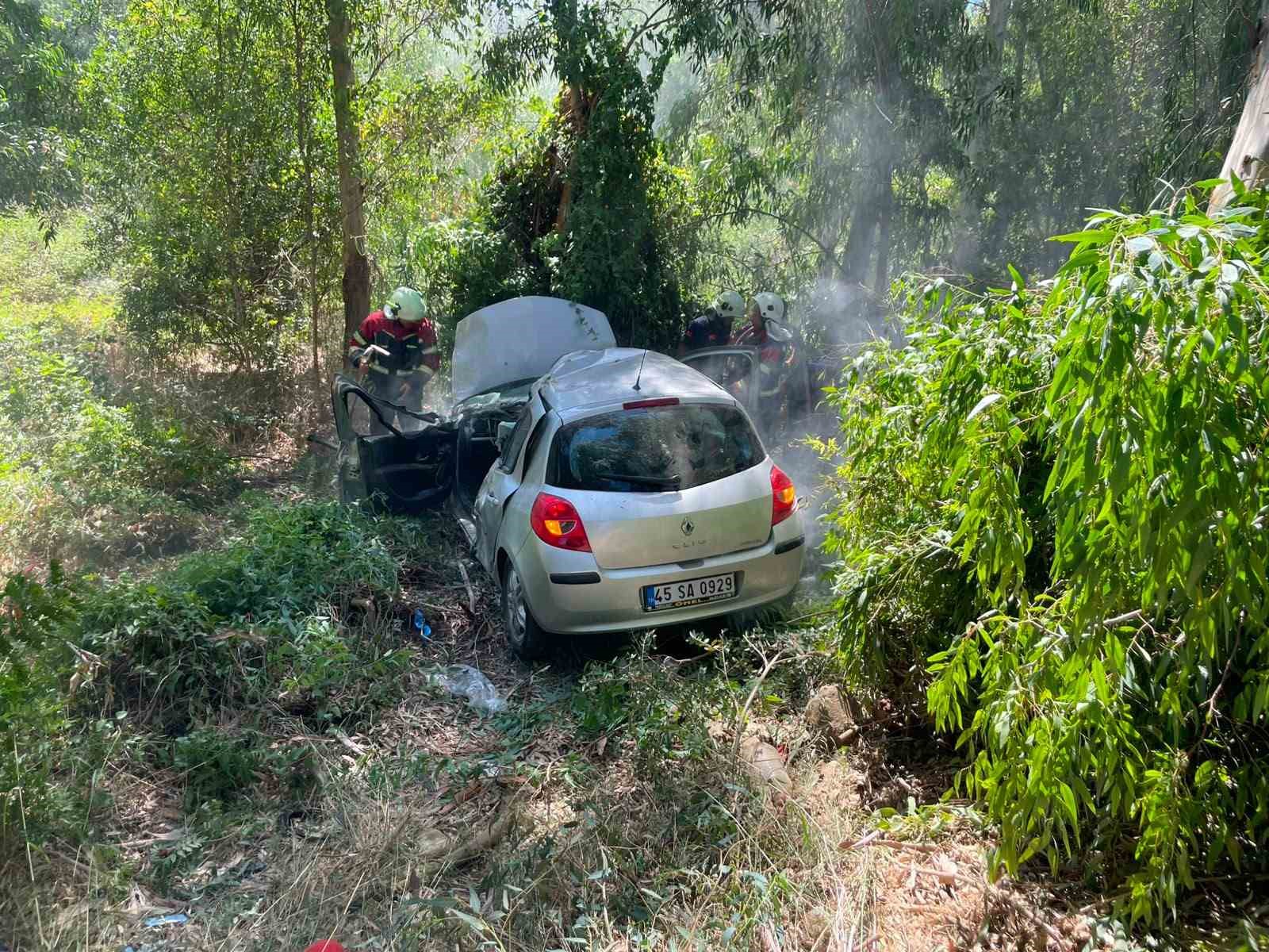 Germencik’te trafik kazası: 1 ölü, 1 yaralı