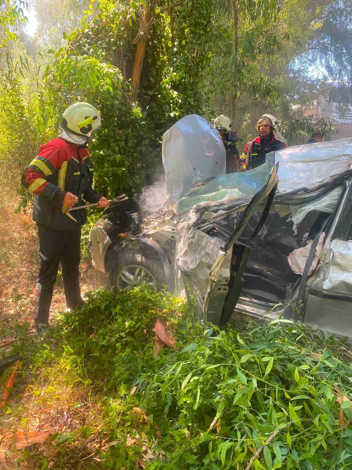 Germencik’te trafik kazası: 1 ölü, 1 yaralı
