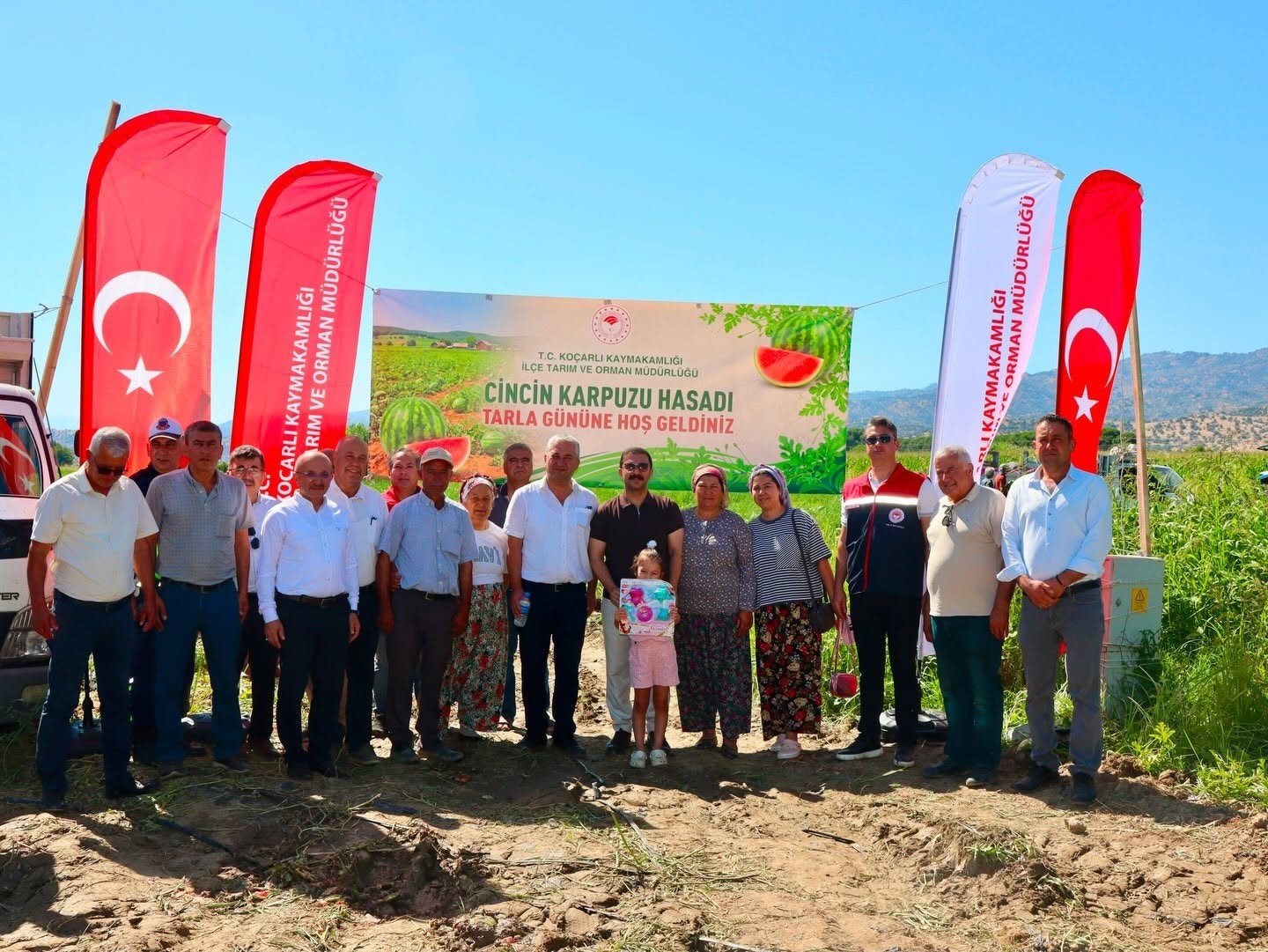 Cincin karpuzunda ilk hasat heyecanı yaşandı