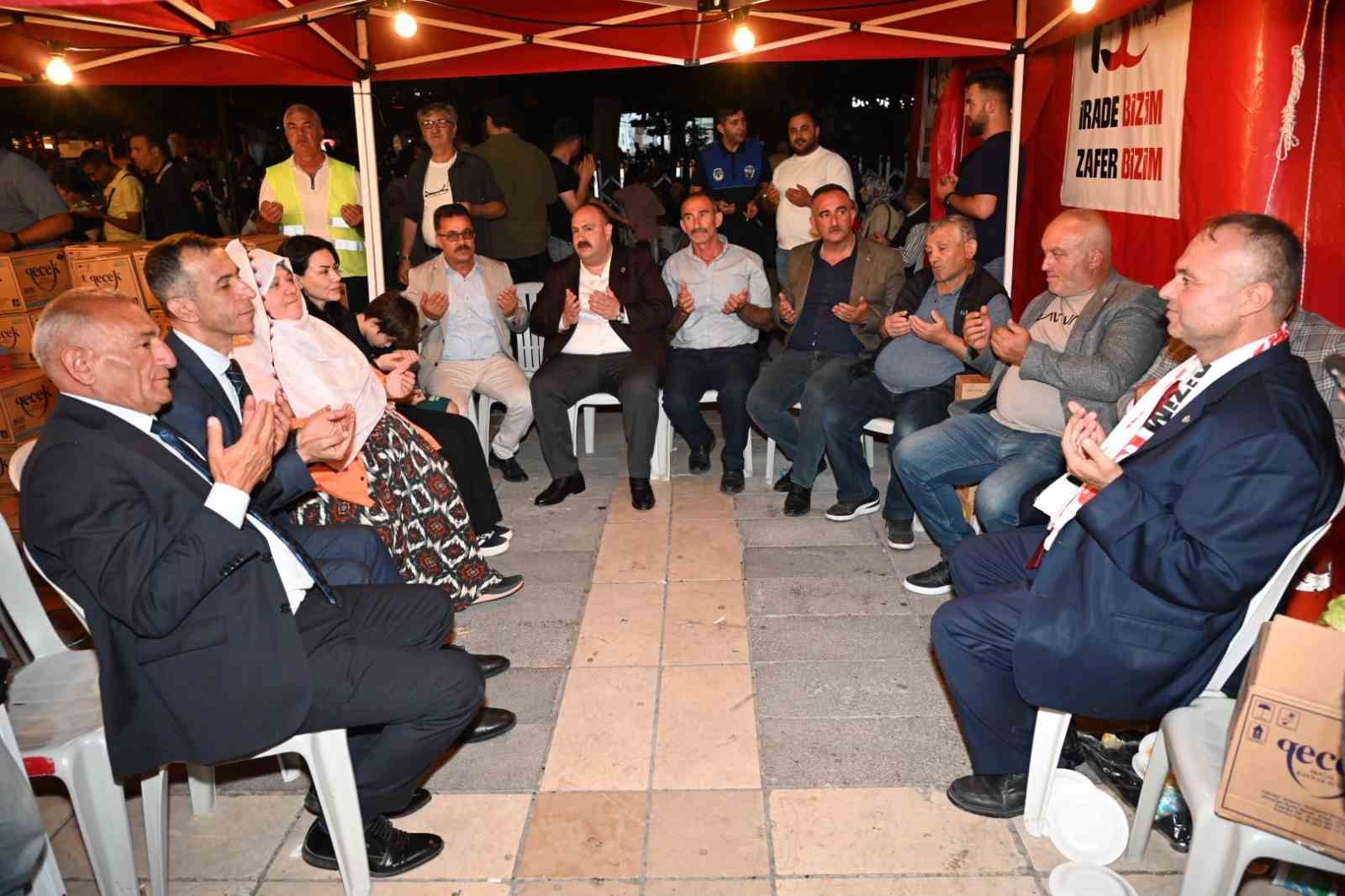İnönü Belediyesi, 15 Temmuz anma programlarına katıldı