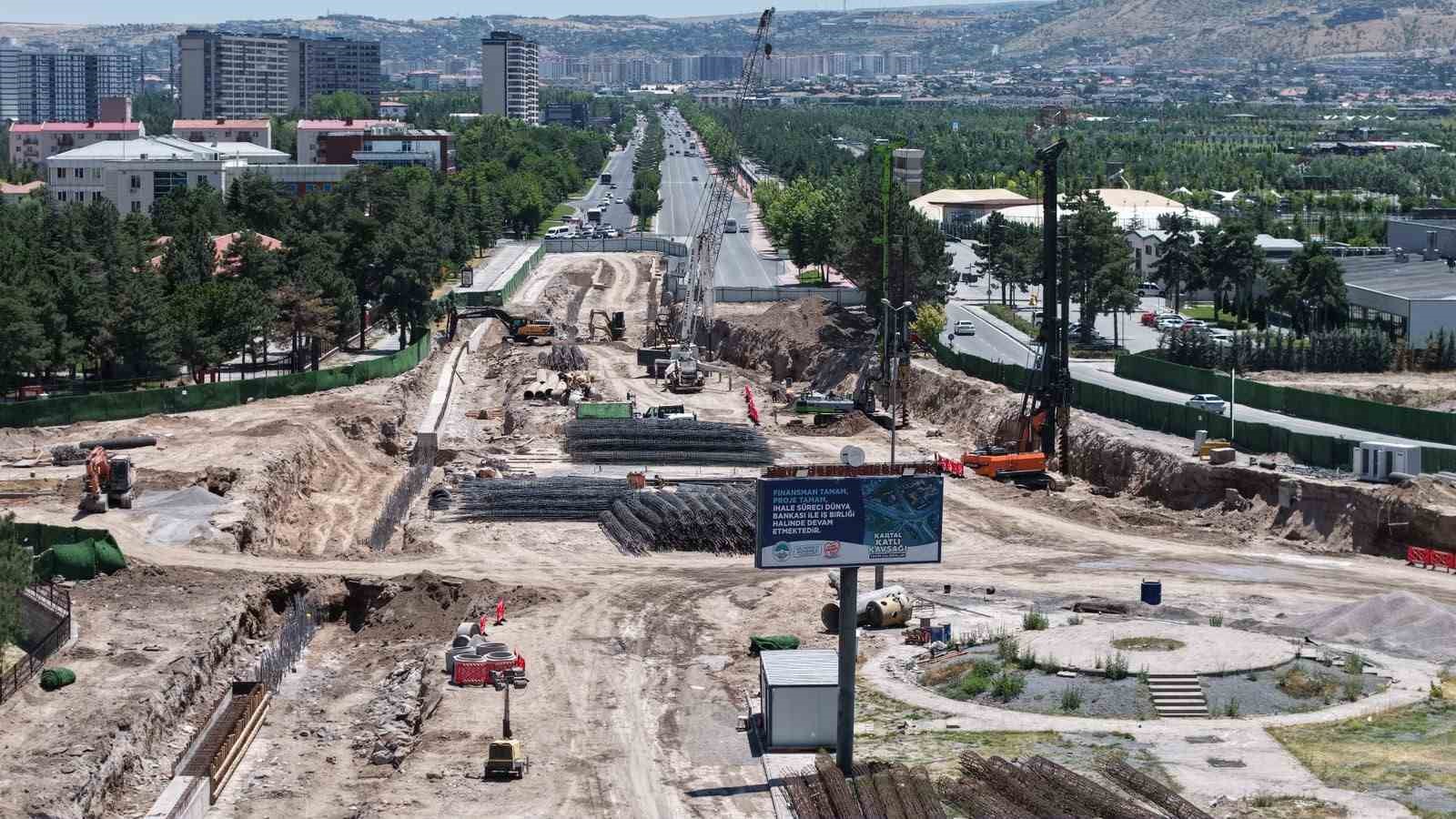 Başkan Büyükkılıç şantiyede: Gündem Kartal Katlı Kavşağı