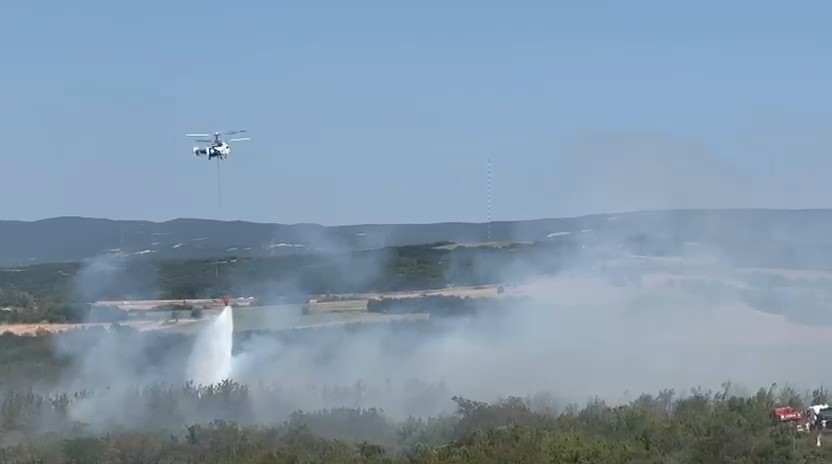 Tekirdağ’da anız yangını ormana sıçradı: Havadan ve karadan müdahaleyle kontrol altına alındı