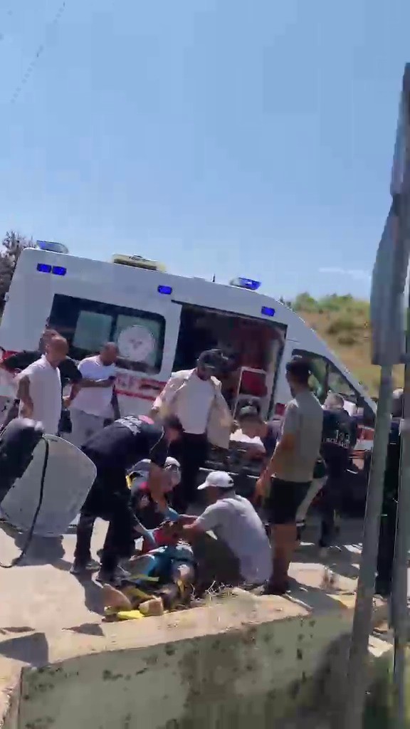 Yalova’da karı kocanın öldüğü kaza anı saniye saniye kameraya yansıdı