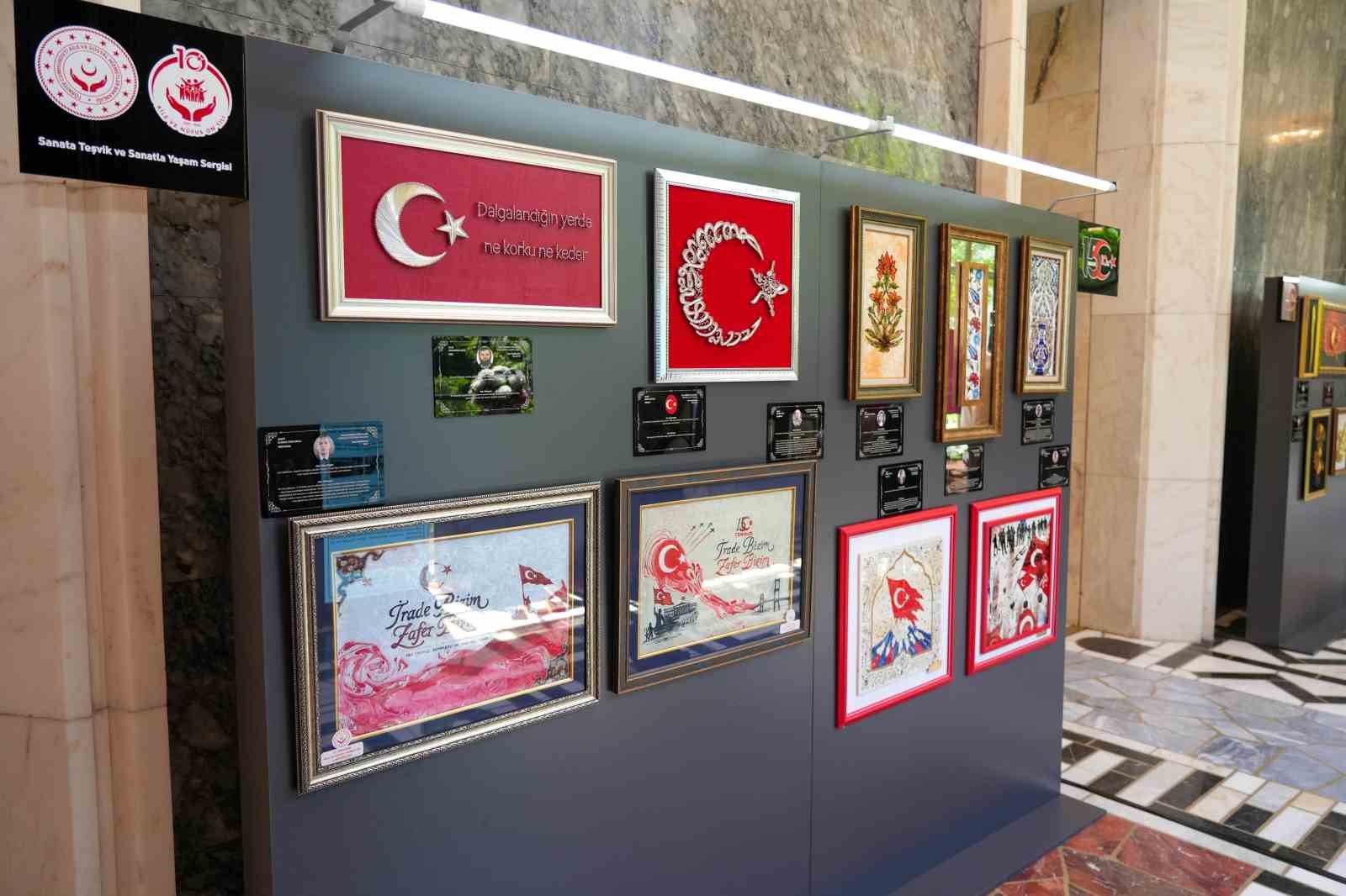 Erdemir’den şehit yakınları ve gazileri sanatla buluşturan projeye katkı