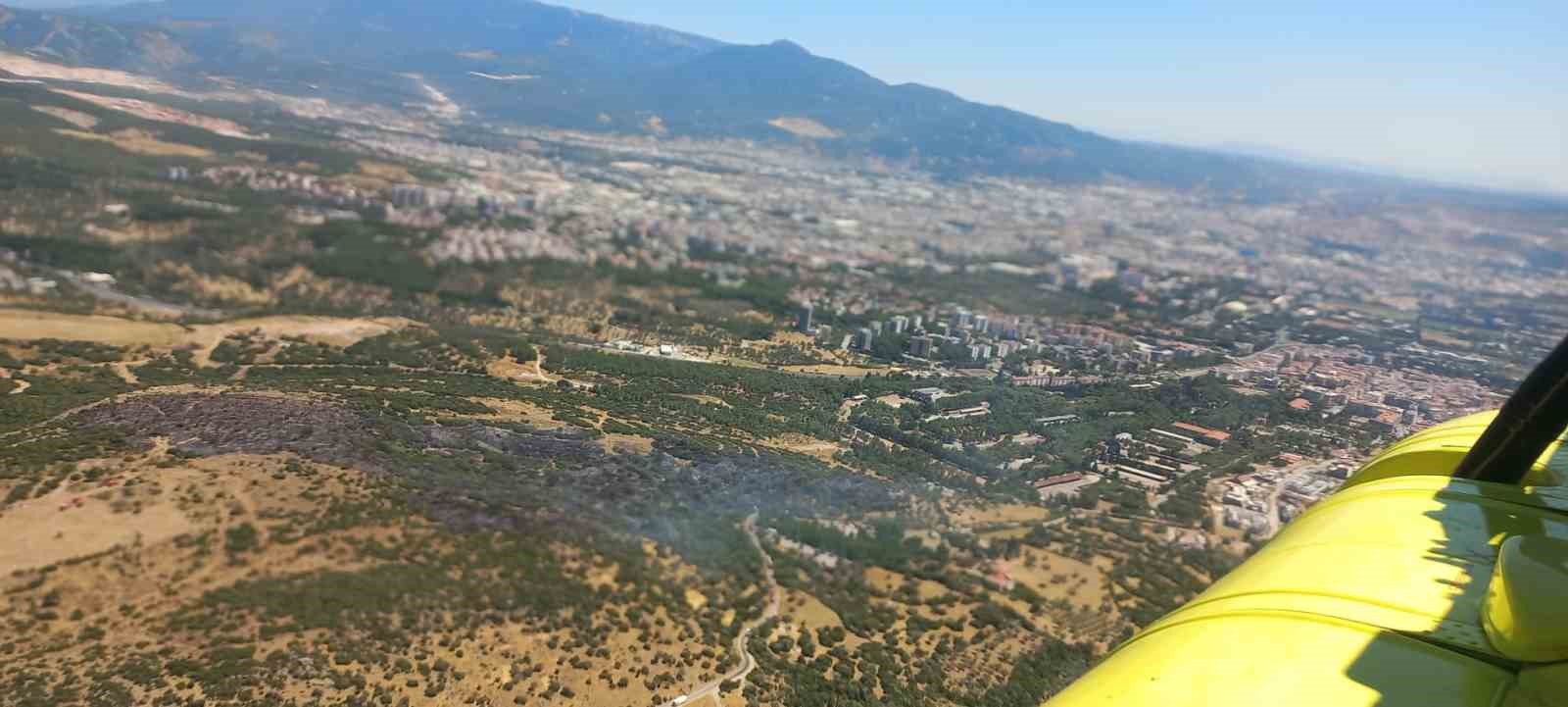 Bornova’daki yangın kontrol altında
