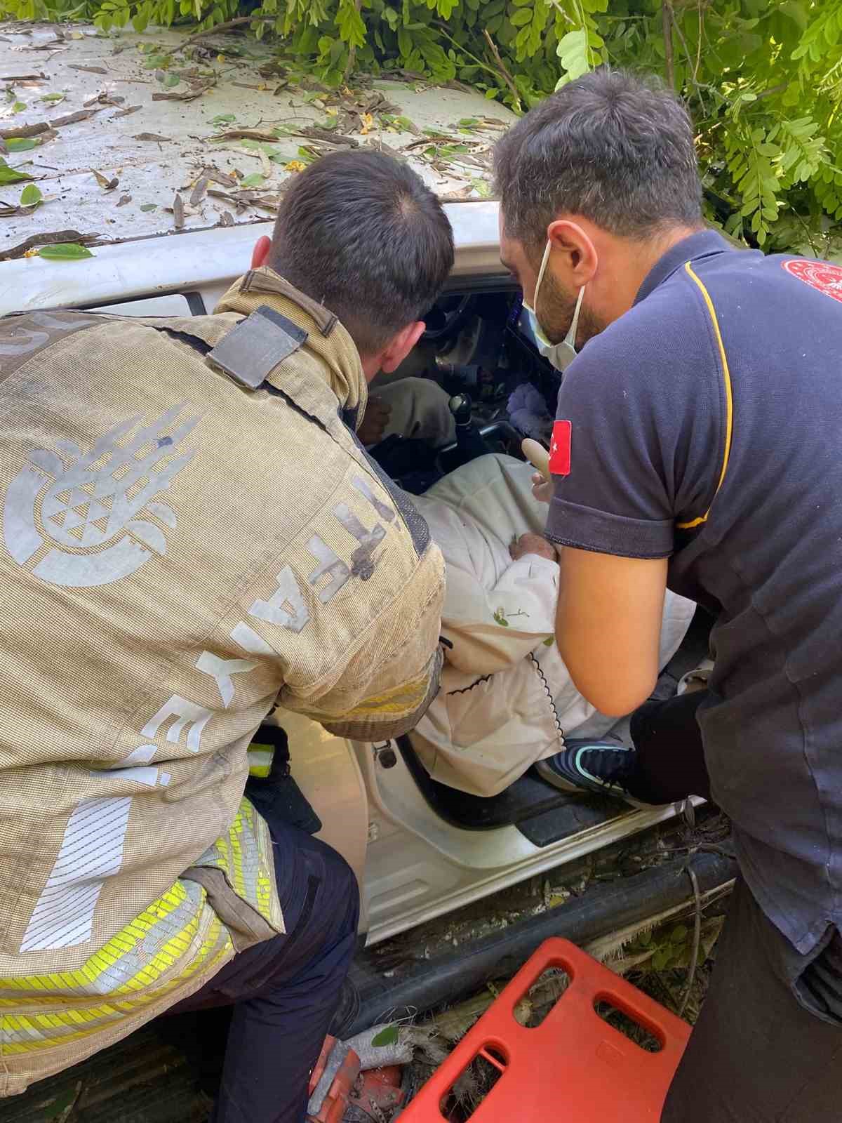 Muş’ta kamyonet şarampole devrildi: 2 yaralı