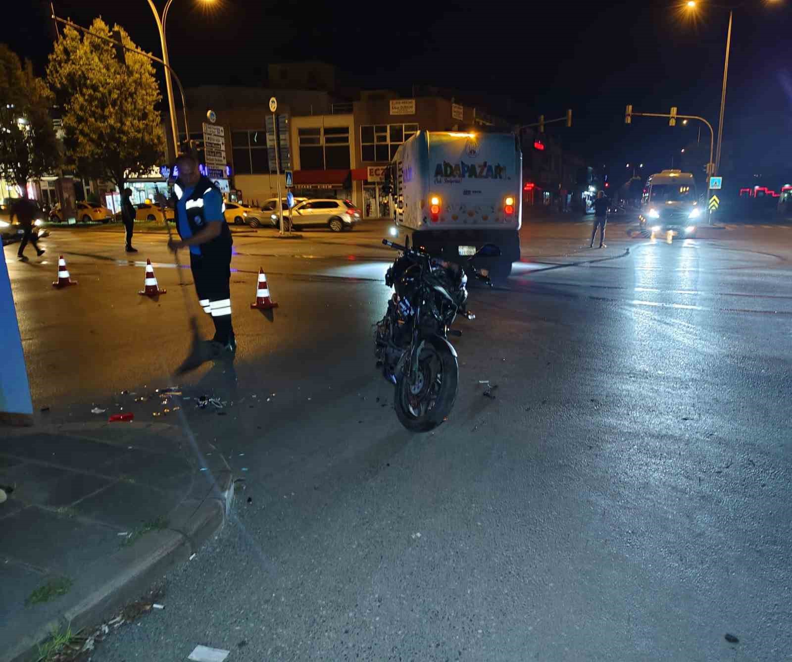 Sakarya’da 1 kişinin hayatını kaybettiği kaza anı güvenlik kamerasına yansıdı
