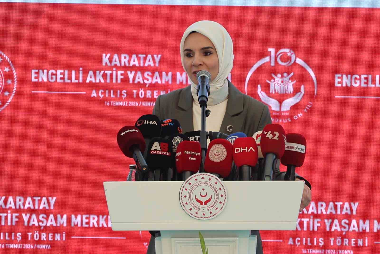 Türkiye’nin en büyüğü, Karatay Engelli Aktif Yaşam Merkezi açıldı
