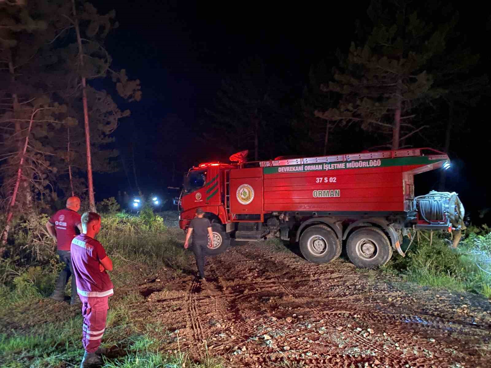 Kastamonu’daki orman yangını kontrol altına alındı