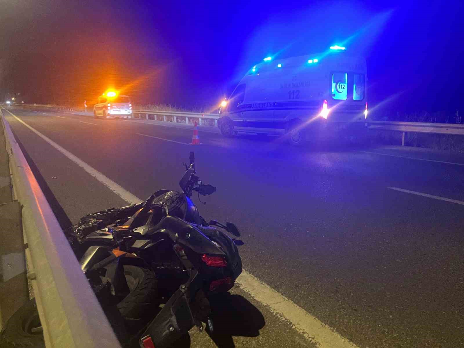 Kütahya-Tavşanlı kara yolunda feci kaza: 18 yaşındaki motosiklet sürücüsü hayatını kaybetti