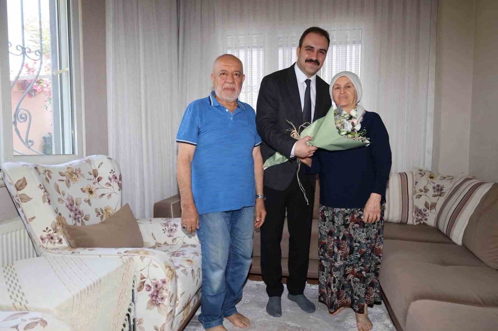 Kaymakam Battal, şehit aileleri ve gazi ile bir araya geldi